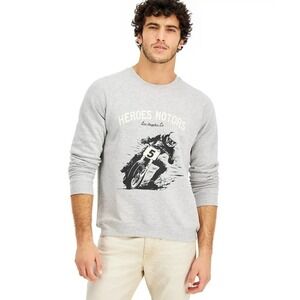𝅺heroes Motors Gray Men's Racer Five Pullover Sweatshirt - L